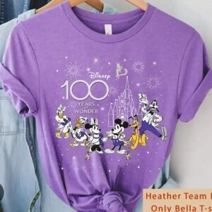 Bella Canvas Heather Purple Disney Celebration Tee